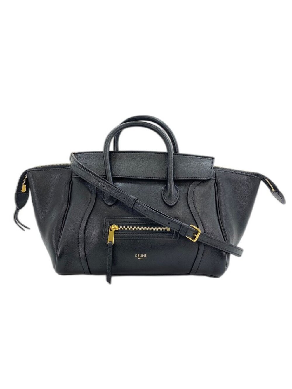 Celine Shoulder Bag Small New Luggage
